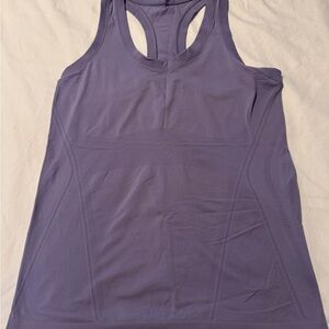 Athleta Purple Fitted Sleeveless Tank Top